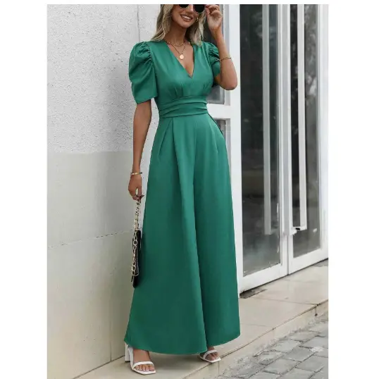 Macacão para Casamento Fúcsia 14 Macacão para Casamento feminino longo