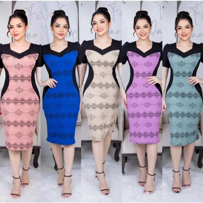 Vestido Gode Midi 9 Vestido Evangélico Midi TVestido midi rodado,godê é um vestido elegante e sofisticado perfeito, festas e eventos. Seu de