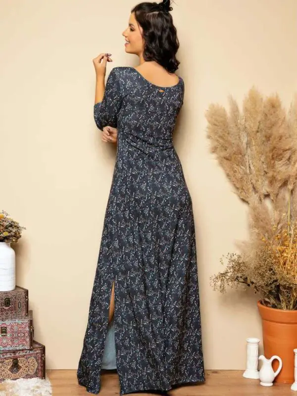 Vestido Floral Longo