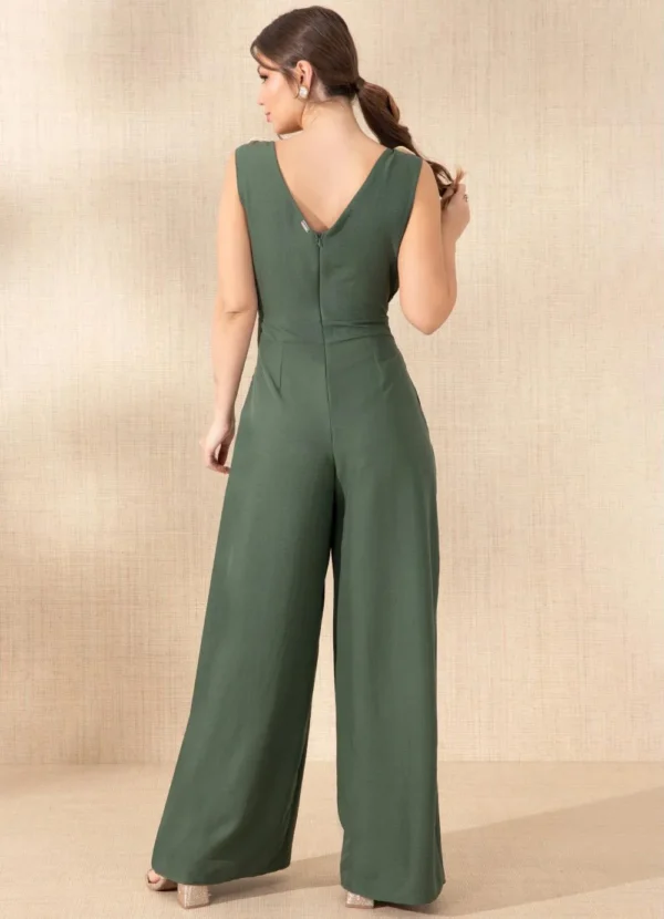 Macacão Pantalona Verde