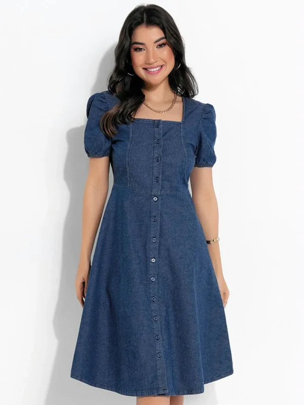 vestido-jeans-midi Vestido Jeans Midi