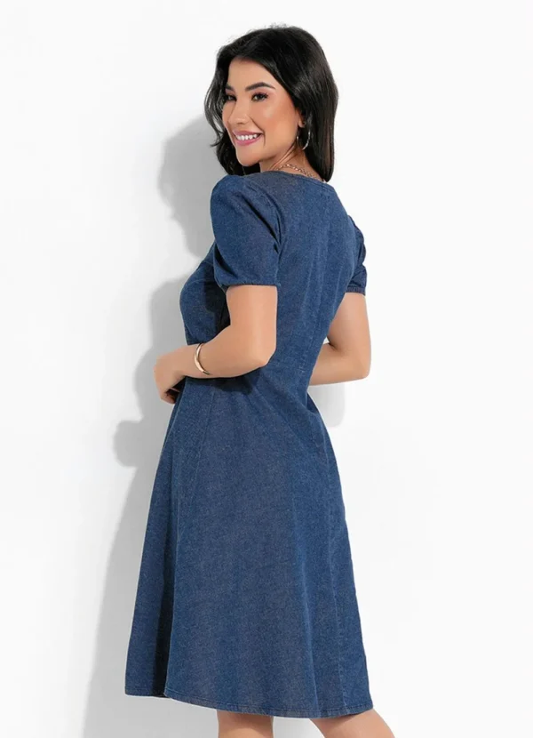 Vestido Jeans Midi