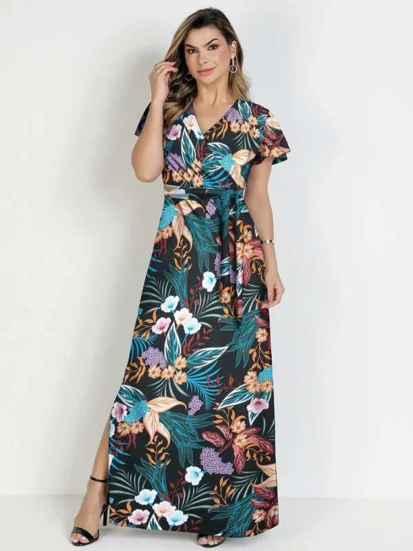 Vestido Longo Estampado Vestido Longo Estampado