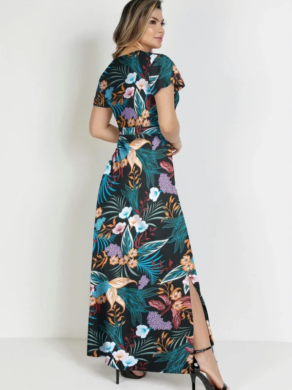 Vestido Longo Estampado