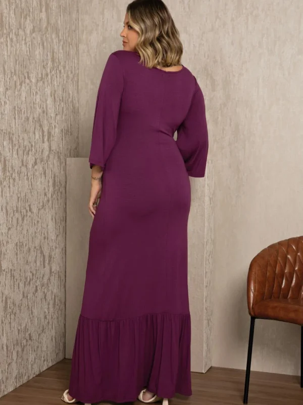 Vestido Roxo Longo