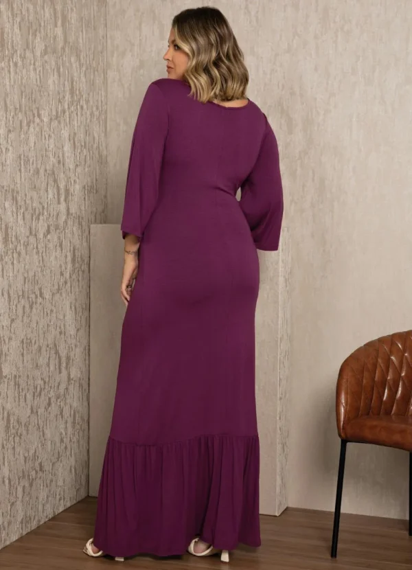 Vestido Roxo Longo