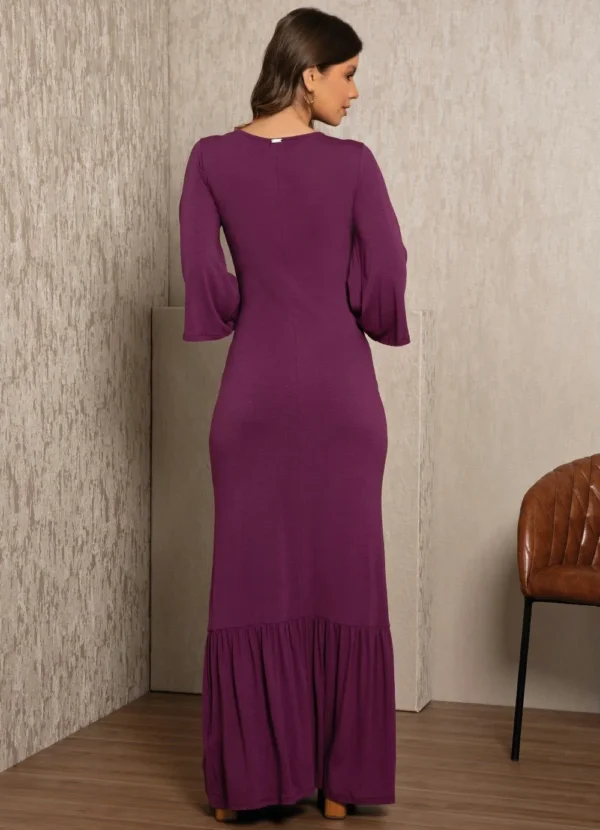 Vestido Roxo Longo