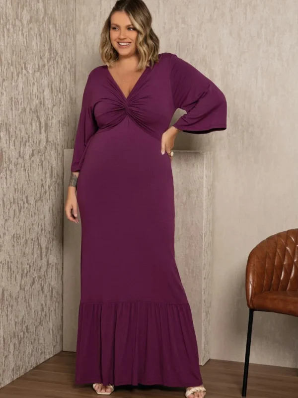 Vestido Roxo Longo Vestido Roxo Longo