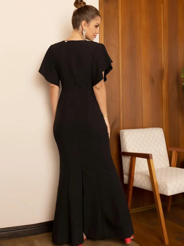 Vestido Sereia Longo Preto