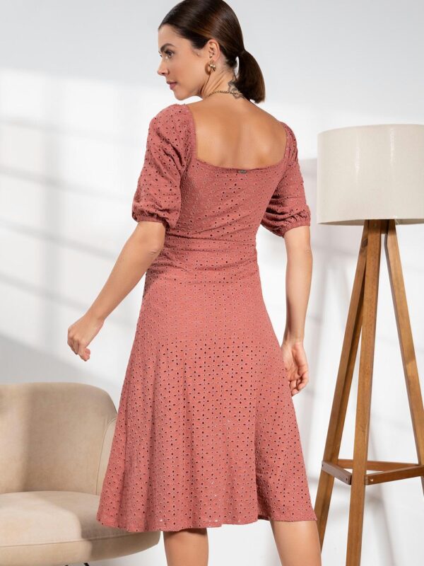 Vestido Terracota Laise