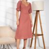 Vestido Terracota Laise