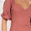 Vestido Terracota Laise