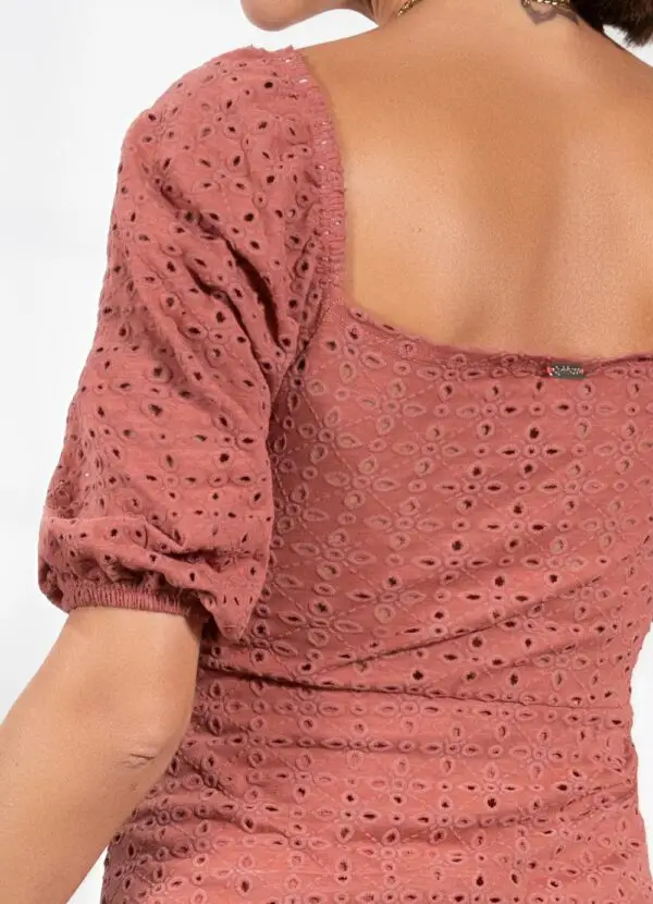 Vestido Terracota Laise