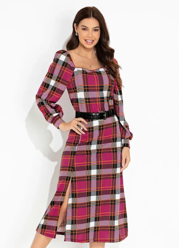 Vestido Xadrez Feminino