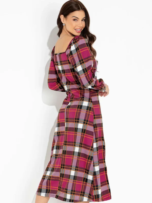 Home 3 Vestido Xadrez Feminino