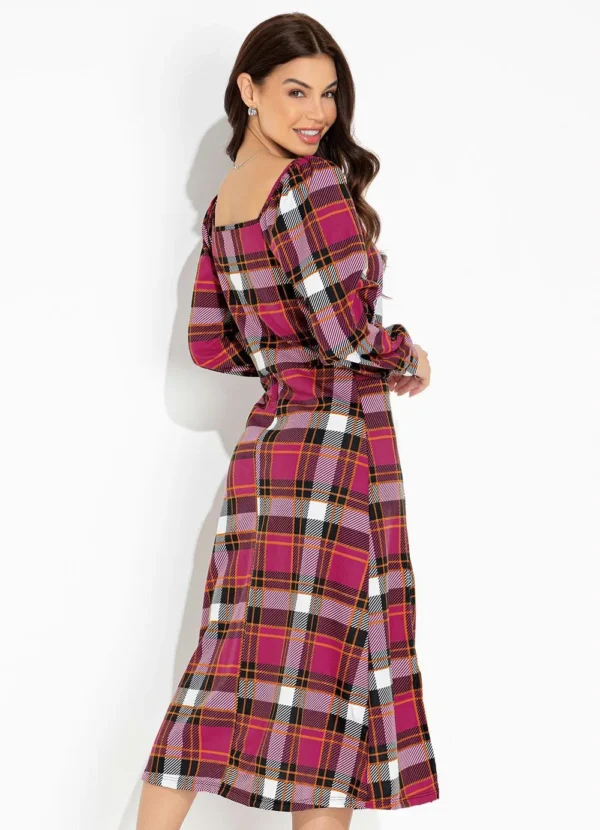 Vestido Xadrez Feminino
