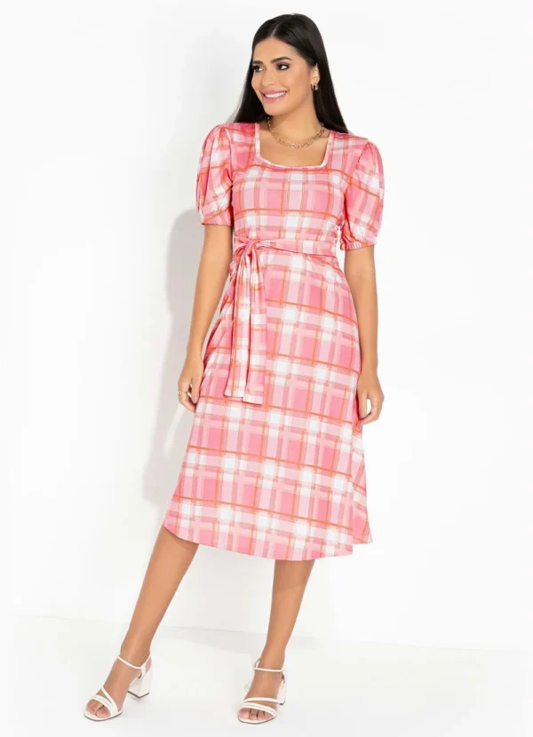 Vestido Xadrez Soltinho
