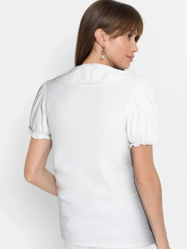 Blusa Jeans Leve Branca