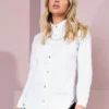 Camisa de Botão Feminina Branca