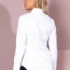 Camisa de Botão Feminina Branca
