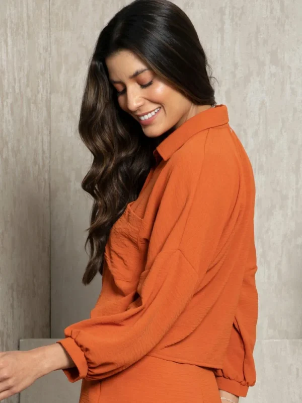 Comprar Camisa Ferrugem com Bolsos Funcionais