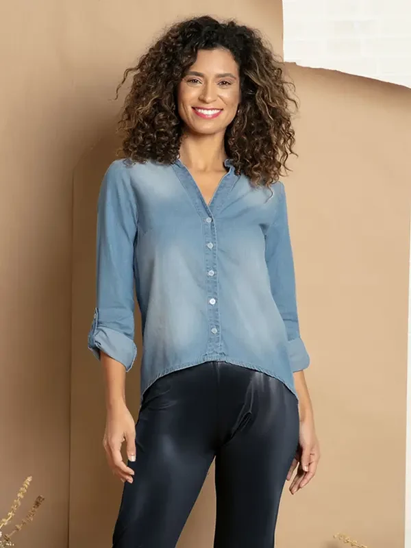 Home 3 Camisa Gola Padre Jeans