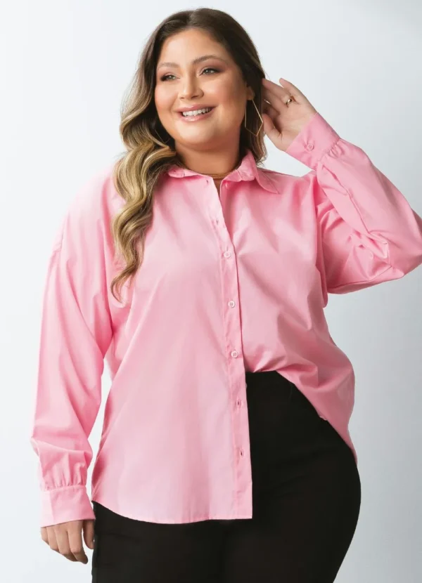 Camisa Oversized Verde Longa - Image 4