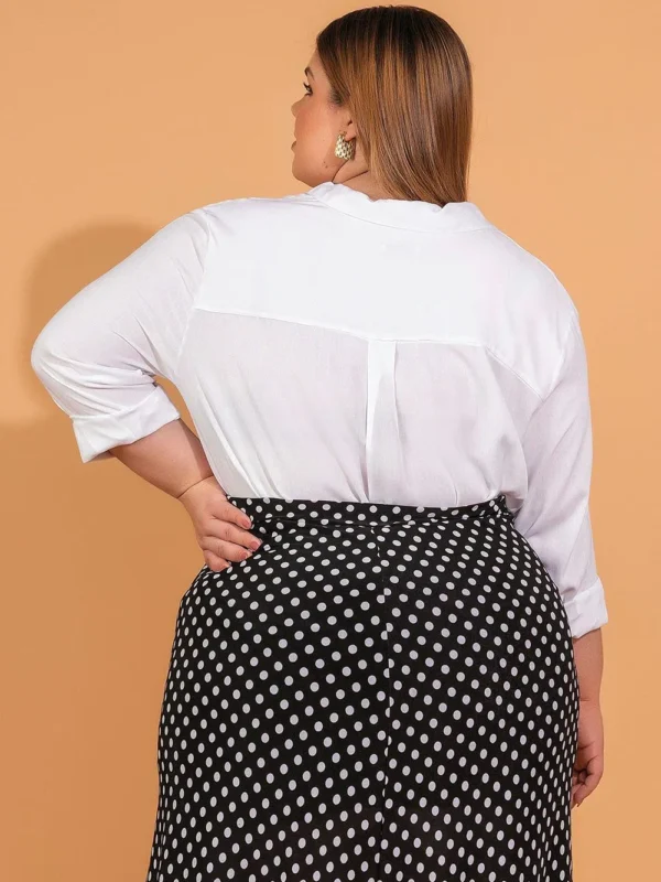 Camisa Branca Social Feminina