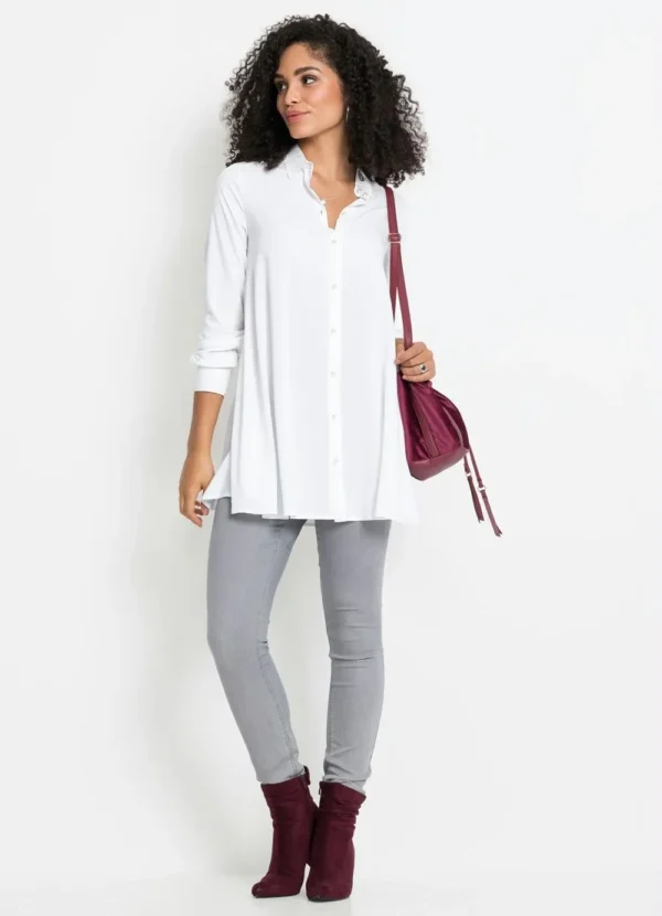 Camisa Branca Social Feminina
