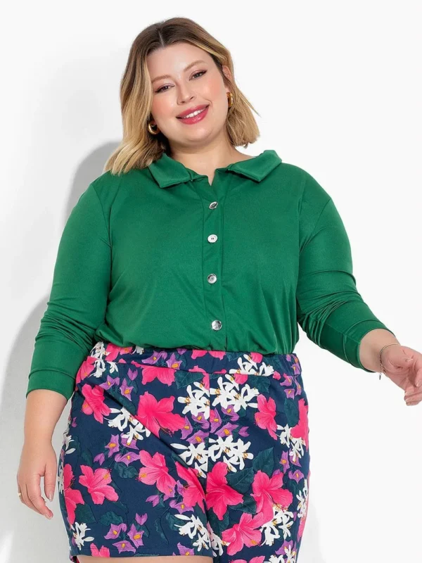 Camisa Verde Bandeira Feminina Camisa Verde Bandeira Feminina