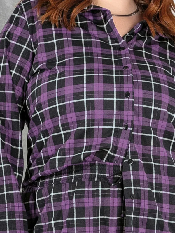 Camisa Xadrez Feminina Plus Size