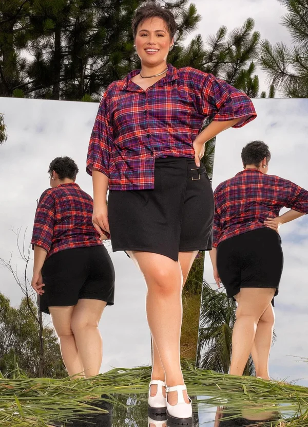 Comprar Camisa Xadrez Feminina