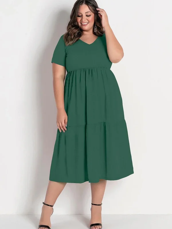Elegância e Conforto: Análise do Vestido Verde Escuro Marguerite Elegância e Conforto: Análise do Vestido Verde Escuro Marguerite