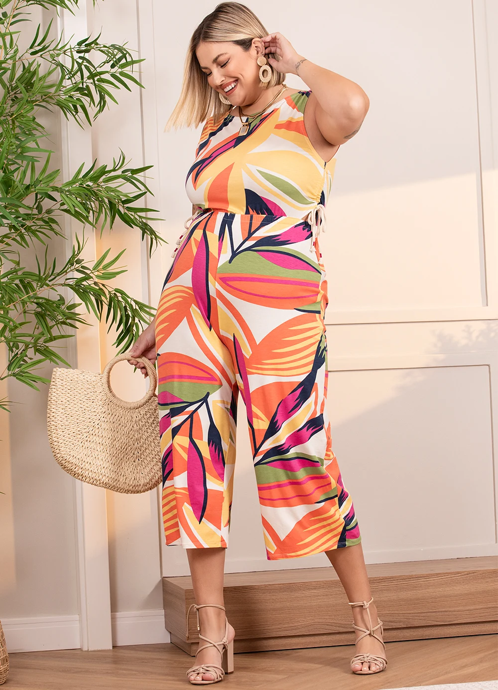 Macacão Folhagem Color