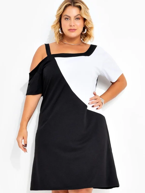 Marguerite: O Elegante Vestido Preto em Malha que Você Precisa! Marguerite: O Elegante Vestido Preto em Malha que Você Precisa!