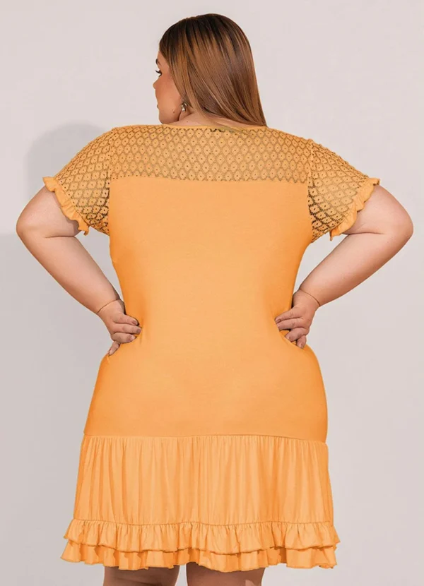 Vestido Laranja com Babadinhos - Image 2