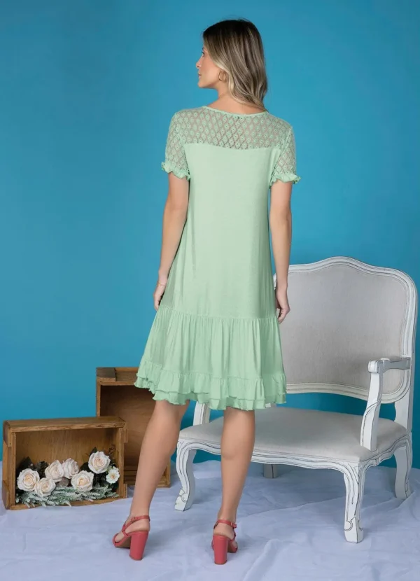 Vestido Verde com Babadinhos - Image 3