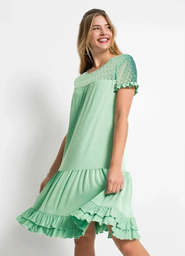 Vestido Verde com Babadinhos - Image 4