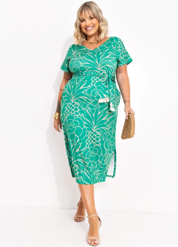 Vestido Tropical Verde