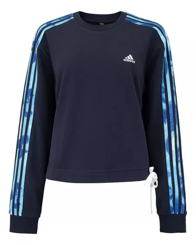 Blusa De Moletom Feminina Adidas All Over Print