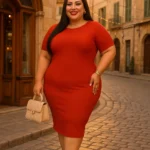 Vestido Canelado Madame Shop