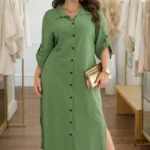 Vestido Chemise Longo Vestido Chemise Longo