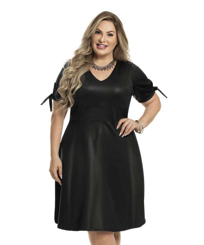 Vestido Cirrê Plus Size