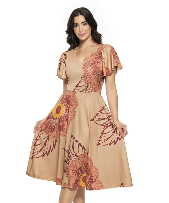 Vestido Evangélico Rodado