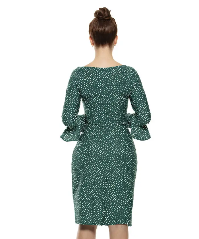 Vestido Feminino Estampado Poá