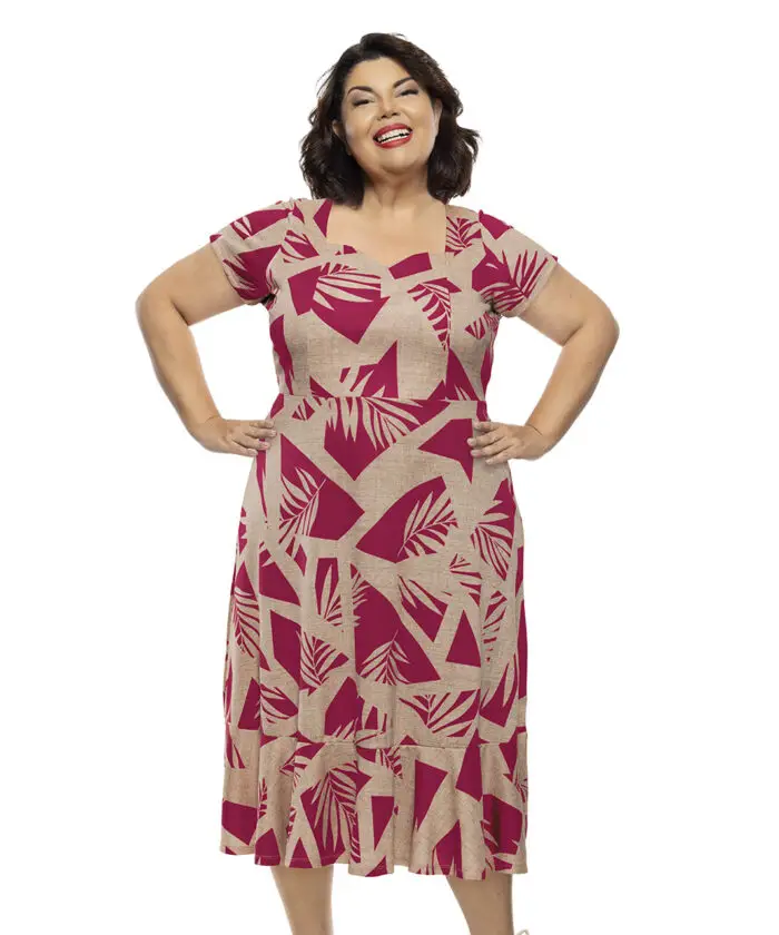 Vestido Plus Size Casual