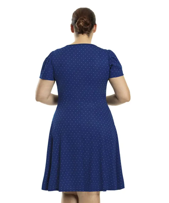 Vestido Plus Size Rodado Midi