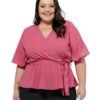 Comprar Blusa Plus Size Transpassada