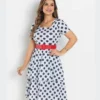 Comprar Vestido Poá com Babados