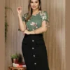 Comprar Saia Midi Preta